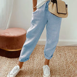 Katy | Einfache Baumwoll-Leinen-Hose