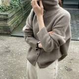 Heike – Rollkragenpullover aus Wolle und Kaschmir