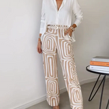 Kammay | Stilvolle Pantalon mit gratis Bluse & Gürtel