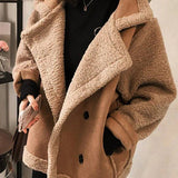 Damen Teddyjacke im Aviator-St