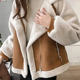 Damen Teddy Pilotenjacke – Warm und Stilvoll für Herbst & Winter