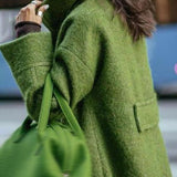 Damen Oversized Mantel mit Doppelreihe