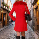 Isabella | Damen Trenchcoat mit Gürtel