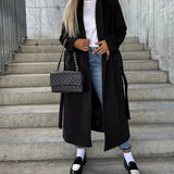 Sophie | Damen Wollmantel mit Wendefunktion