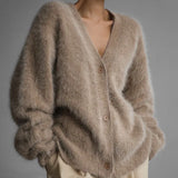 Mohair Strickcardigan Damen