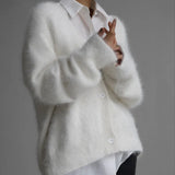 Mohair Strickcardigan Damen