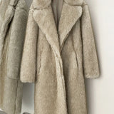 Damen Lange Jacke – Oversize Mantel