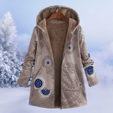 Damen Winterjacke Mit Blumenmuster | Warm