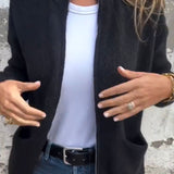 Isabella Damen Strickvest – Weicher und vielseitiger Cardigan für Übergangszeit