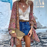 Boho-Kimono Ein Fröhlicher, Stilvoller Und Mittellanger Kimono!