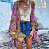 Boho-Kimono Ein Fröhlicher, Stilvoller Und Mittellanger Kimono!