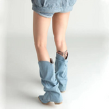 Bella | Damen Denim Stiefel