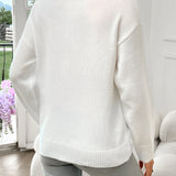 Elies | Amerikanische Flagge Rundhalsausschnitt Pullover