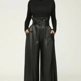 Dila | Hochtaillierter Hose mit Gürtel