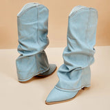 Bella | Damen Denim Stiefel