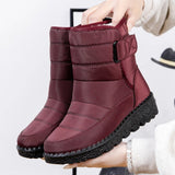 Wasserdichte Antirutsch-Schneestiefel für Damen